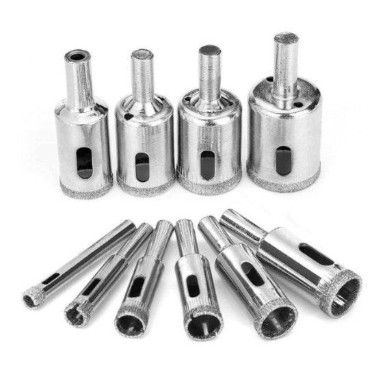 16pc set Diamond Glass hole opener drill bit 6-50mm